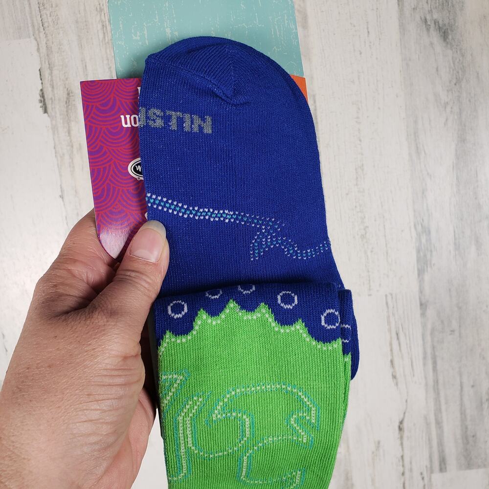 NWT Justin Boots Fashion Cushioned Sole Over The Calf Socks Women's Size Small - Picture 7 of 8